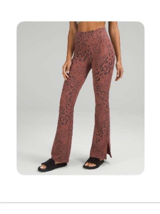 lululemon athletica Pants - lululemon Groove Super-High-Rise Split-Hem Flared Pant Nulu